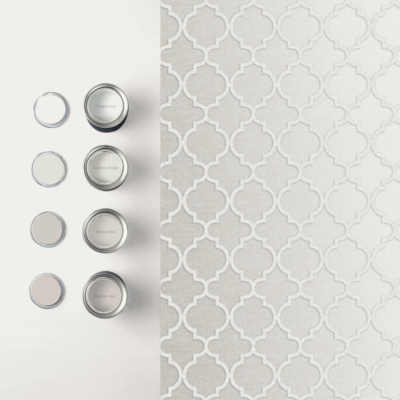 Graham &amp; Brown  vliesbehang  Trelliage Bead Pearl