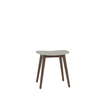 Muuto kruk Fiber Stool Wood Base