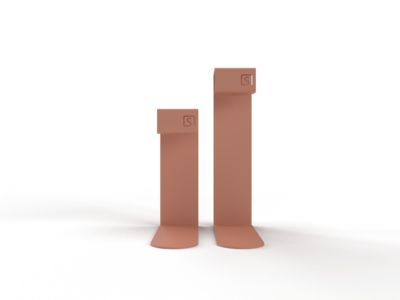 Steellish kandelaar Mino