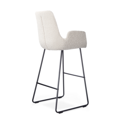 Barkruk Nino-Eef zwart onderstel