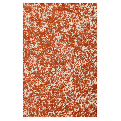 Eigentijds Cloud vloerkleed met interlaced patroon in rood en ivoor