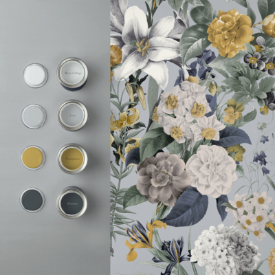 Graham &amp; Brown  vliesbehang  Glasshouse Flora Sky