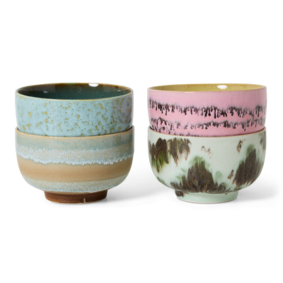 70s ceramics: noodle bowls, dada (set of 4)