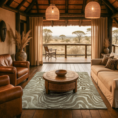 Lola&amp;Moi vloerkleed Nairobi - beige