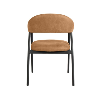 Eetkamerstoel Allure Macy-micro suède-set van 2