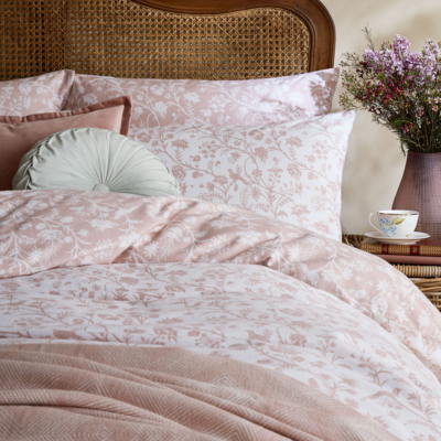 bedtextiel laura ashley shepherds purse blush pink