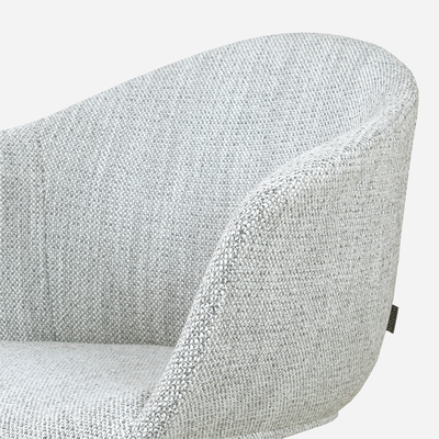 Eetkamerstoel Nena-Otis - zwart houten onderstel