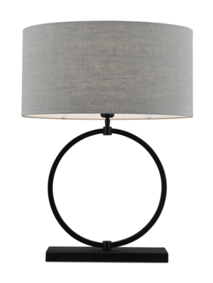 Tafellamp Devon medium zwart