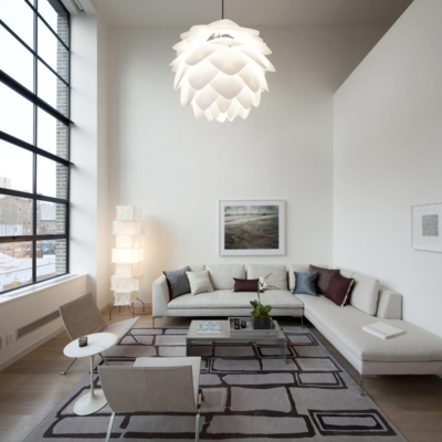 Hanglamp Silvia Ø50 cm koordset zwart