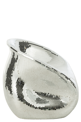 Discostoel Spiegels zilver