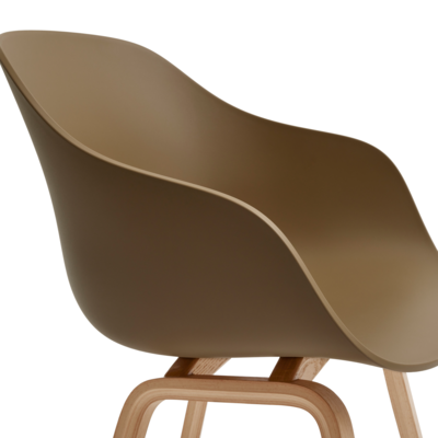 HAY stoel AAC 222 - eiken gelakt frame