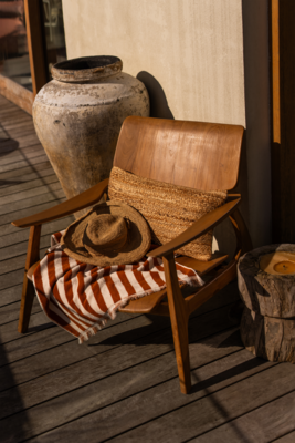 Kussen Loek jute natural vierkant