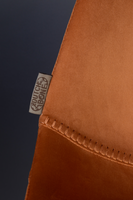 Dutchbone Franky Barkruk Velvet 80 cm - Set van 2