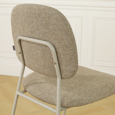 Eetkamerstoel Jasmijn - grijsbeige onderstel