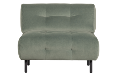 WOOOD Exclusive fauteuil Lloyd gewassen fluweel