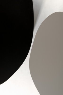 Studio HENK tafel Butterfly Blob - zwart frame, HPL Fenix nero ingo