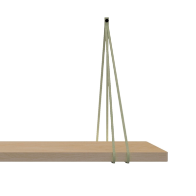 Leren split-plankdragers