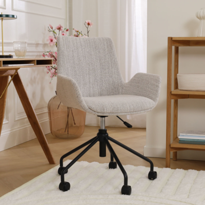 Bureaustoel Nout-Eef zwart onderstel