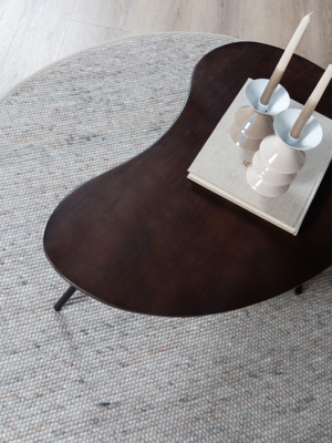 Vloerkleed Scott Donker Beige Rond