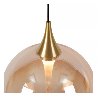 Hanglamp Gisela 3-Lichts – Amber