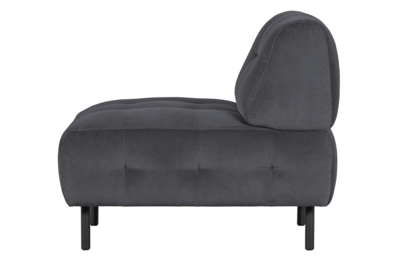 WOOOD Exclusive fauteuil Lloyd gewassen fluweel