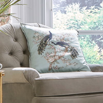 sierkussen laura ashley belvedere duckegg