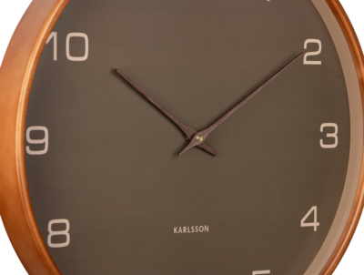 Wandklok Acento hout