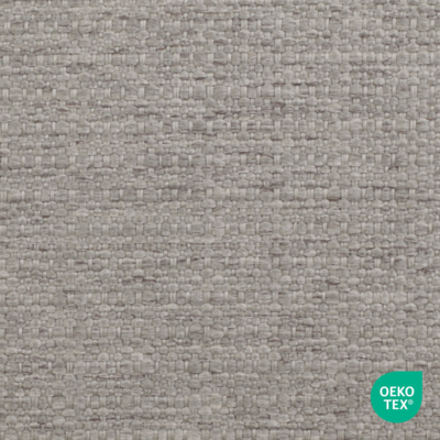 Stoffen eetkamerstoel Noa-Eef wit onderstel