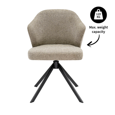 Kick draaistoel Liz - Grijs