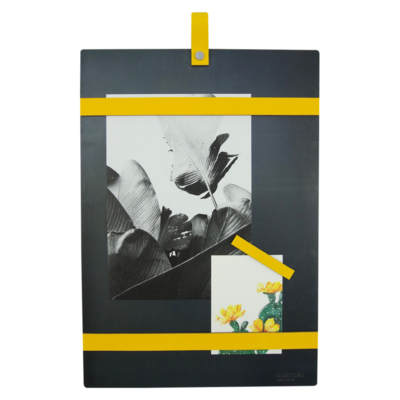 Magneetbord met magneetstrips