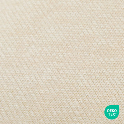 Nout-Otis bureaustoel wit onderstel - Gestoffeerde zitting met armleuningen