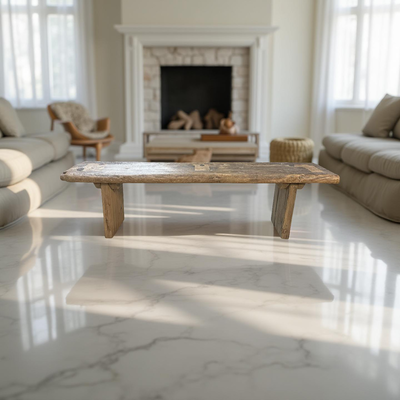 Bank /Salontafel naturel uniek