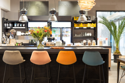 Dutchbone Franky Barkruk Velvet 80 cm - Set van 2