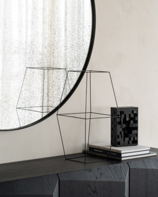 Ethnicraft - Aged muurspiegel - rond