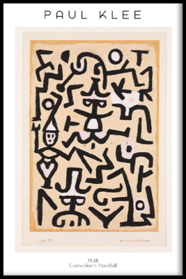 Walljar poster ingelijst - Paul Klee - Comedians