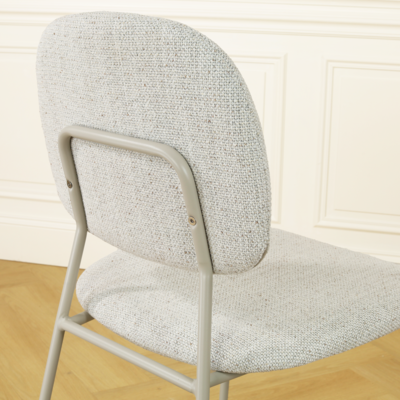 Eetkamerstoel Jasmijn - grijsbeige onderstel