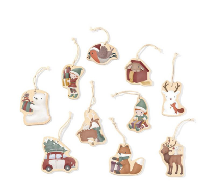 Little Dutch houten kersthangers