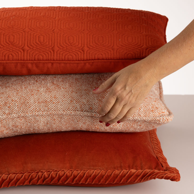 Sierkussen linnen Geo Deco