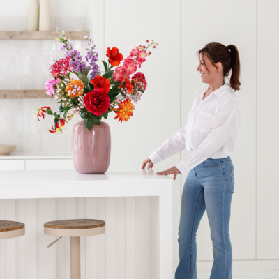 Zijden boeket Lize Ella