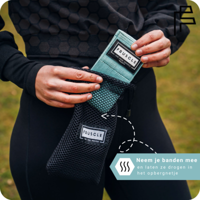 Fruscle weerstandsbanden gekleurd - set van 3