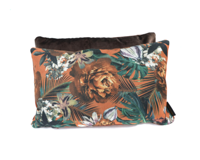 Kussen linnenlook Flower Leaves