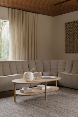 Ethnicraft - Sofa N701 - eco stof ecru