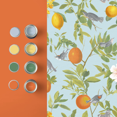 Graham &amp; Brown  vliesbehang  Amalfi Cielo