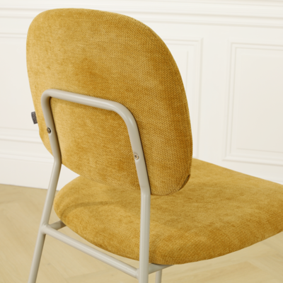 Eetkamerstoel Jasmijn - grijsbeige onderstel