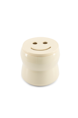 Kaars Shape 02.01 Candle &amp; Happy lid Chalk