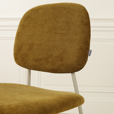 Eetkamerstoel Jasmijn - grijsbeige onderstel