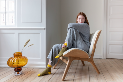 Fauteuil A Conversation Piece naturel