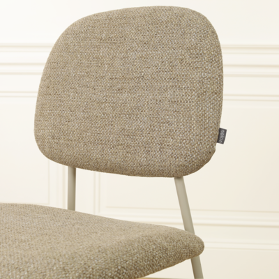 Eetkamerstoel Jasmijn - grijsbeige onderstel