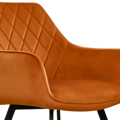 Kick eetkamerstoel Karl velvet