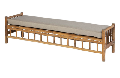 Exotan tennis Bench bamboo